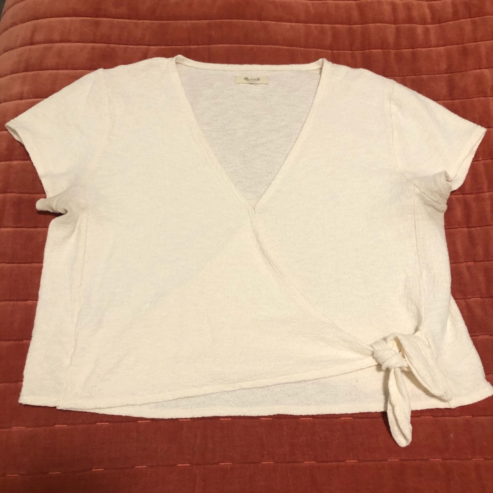 Madewell Texture + Thread Wrap Top